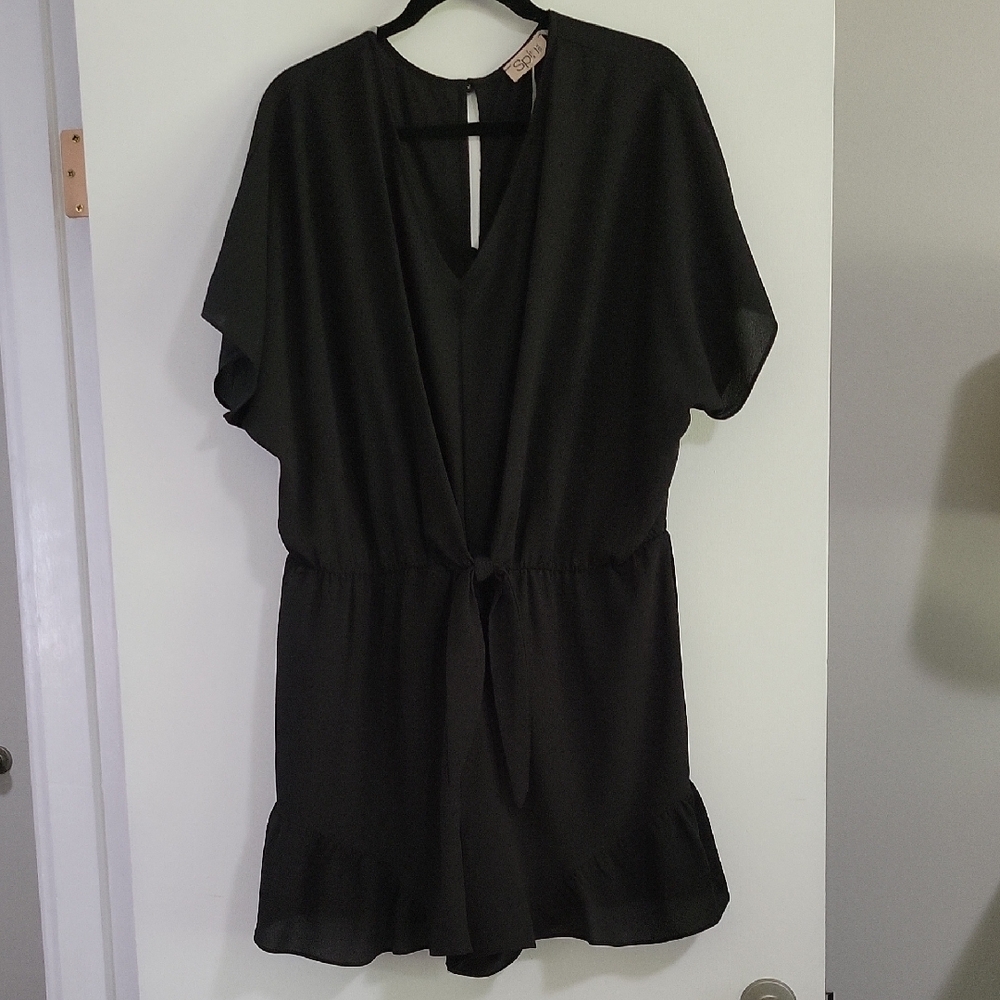 Spin 1X Black Romper